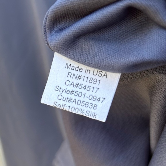 Bailey 44 Silk Mixed Media Shirt Dress Grey M - Picture 14 of 15